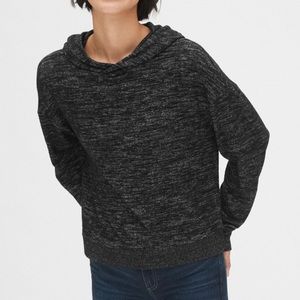 EUC Gap soft spun cropped hoodie in NAVY size XL